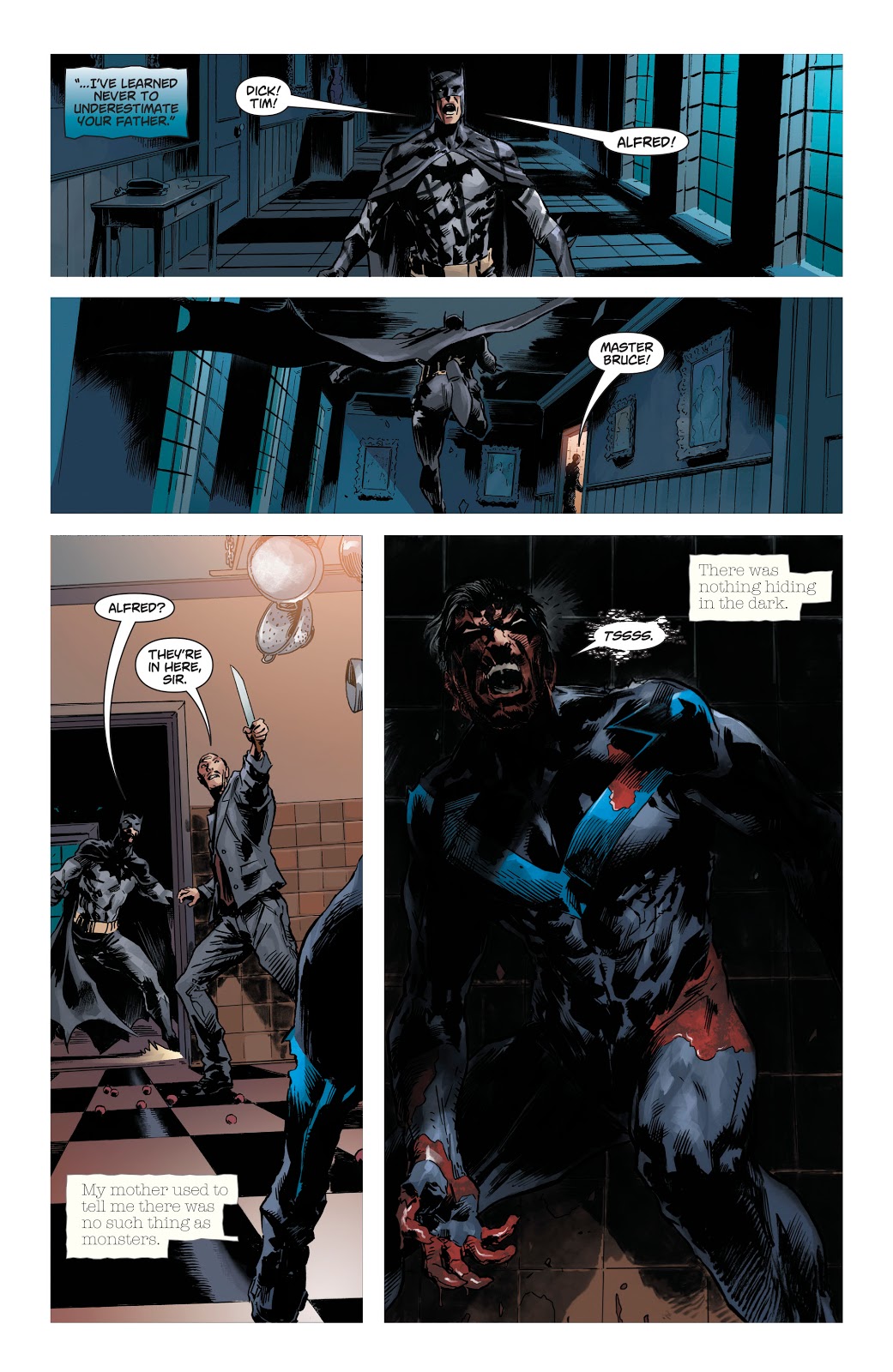 Nightwing And Red Robin Infected With Anti-Life Equation (Dceased) 