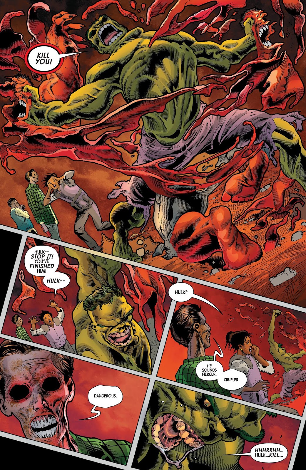 The Immortal Hulk VS The Red Hulk
