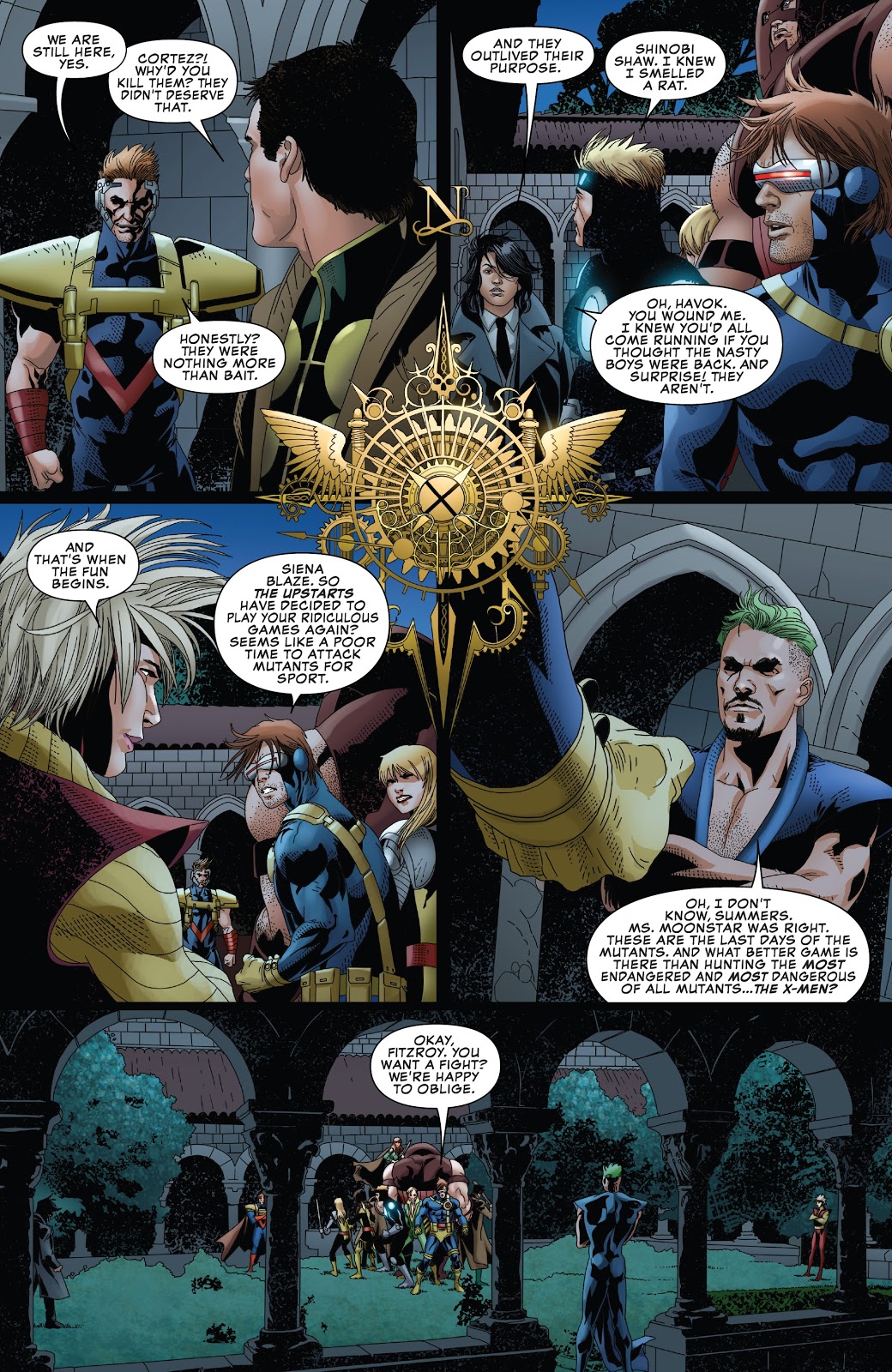 The X-Men VS The Upstarts 