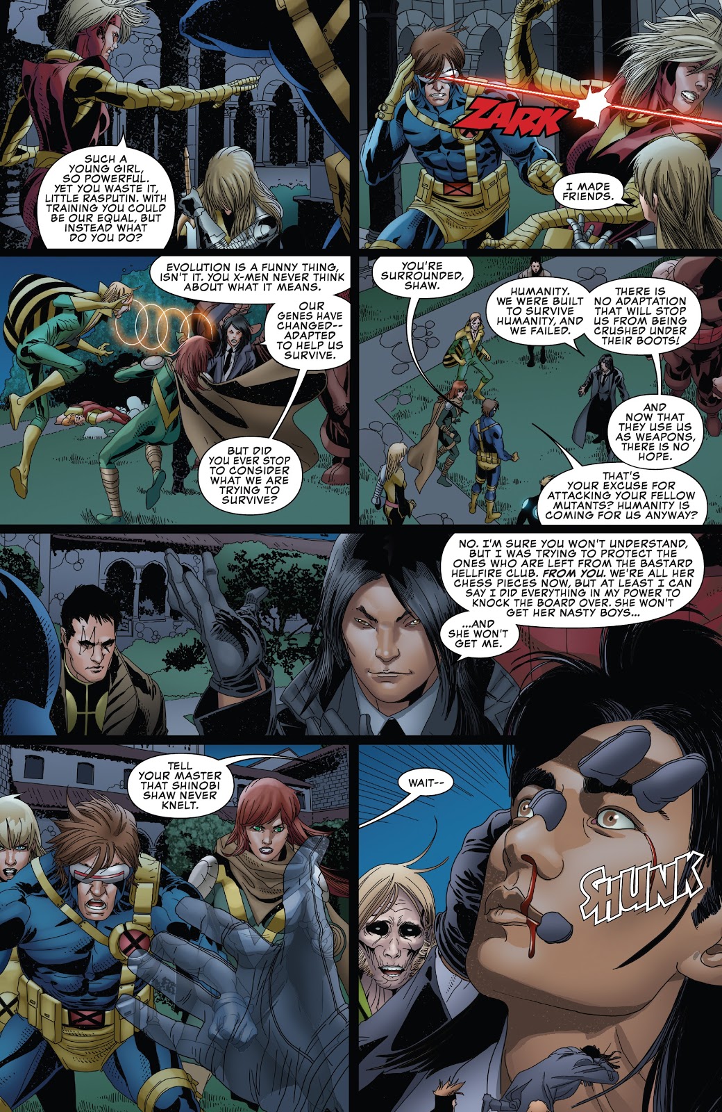 The X-Men VS The Upstarts 
