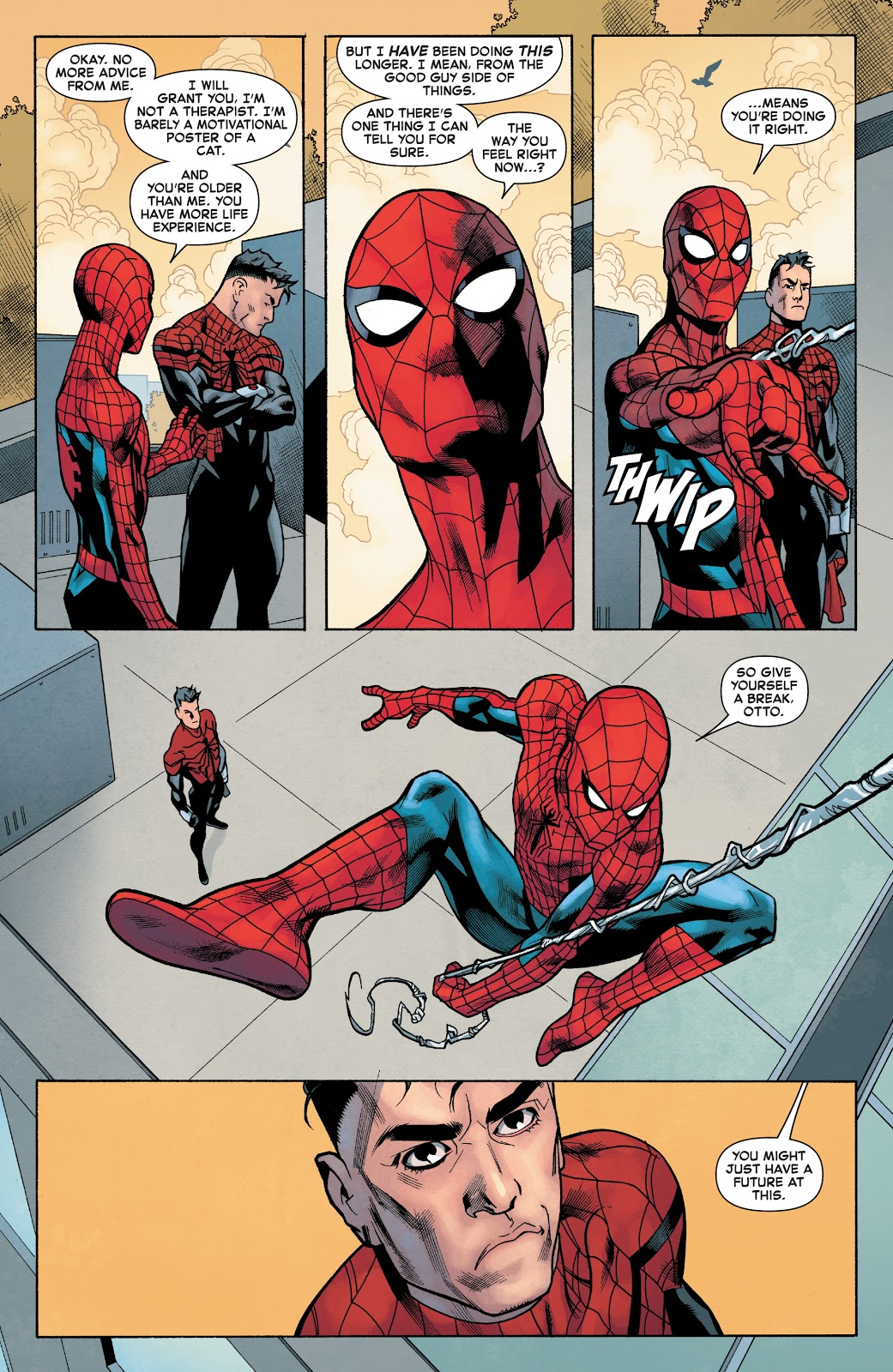 Spider-Man Gives Superior Spider-Man Life Advice 