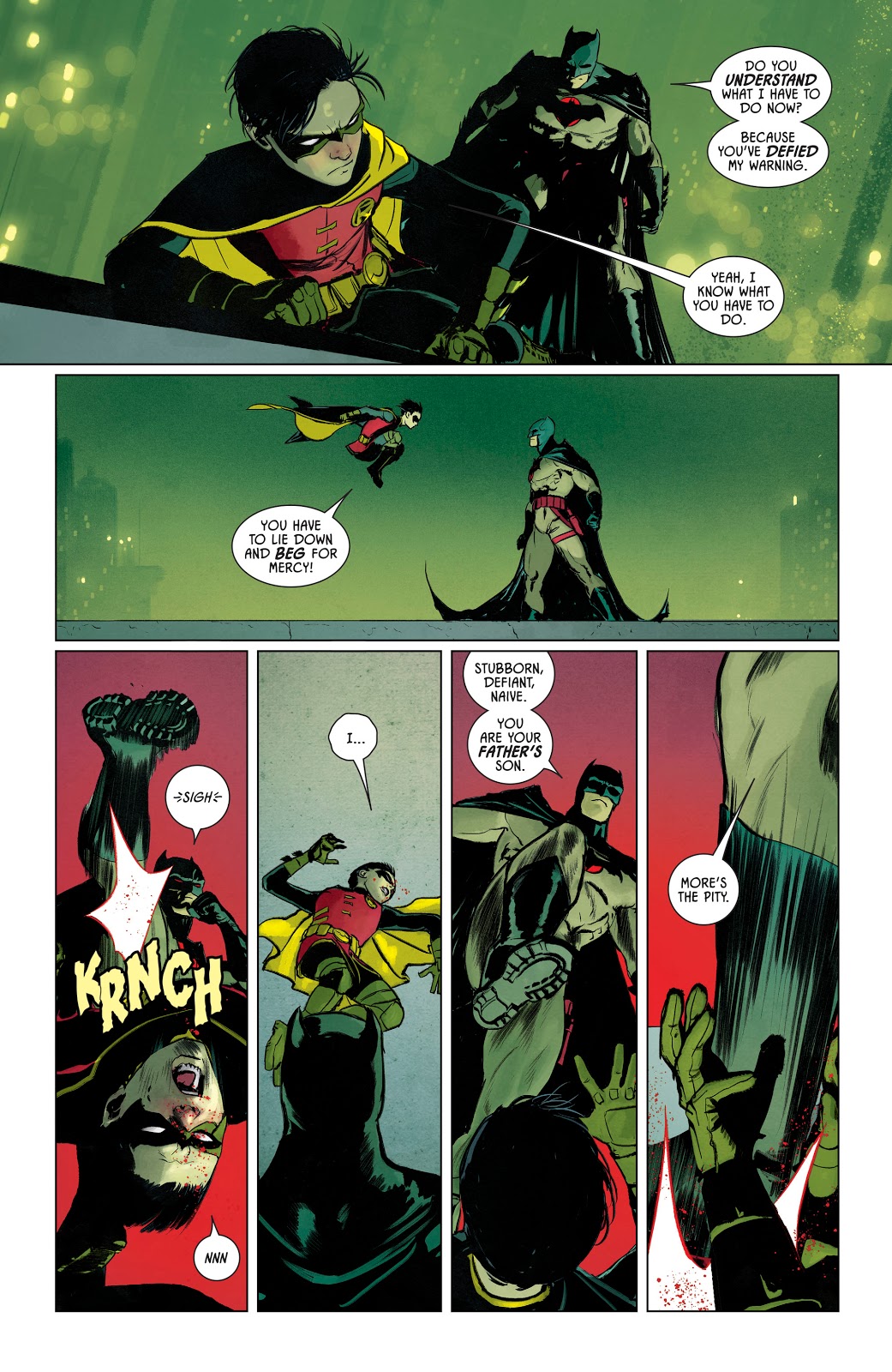 Robin VS Batman (Thomas Wayne)