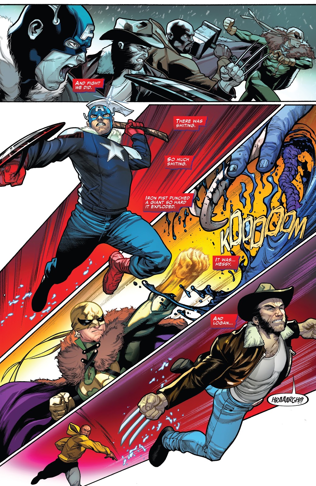 The Avengers Rescue Thor From Jotunheim 
