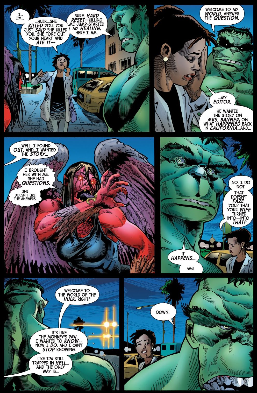 The Hulk And The Harpy VS The Abomination
