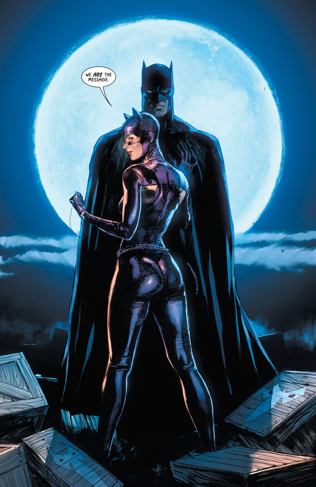 Batman And Catwoman VS Magpie (Rebirth)