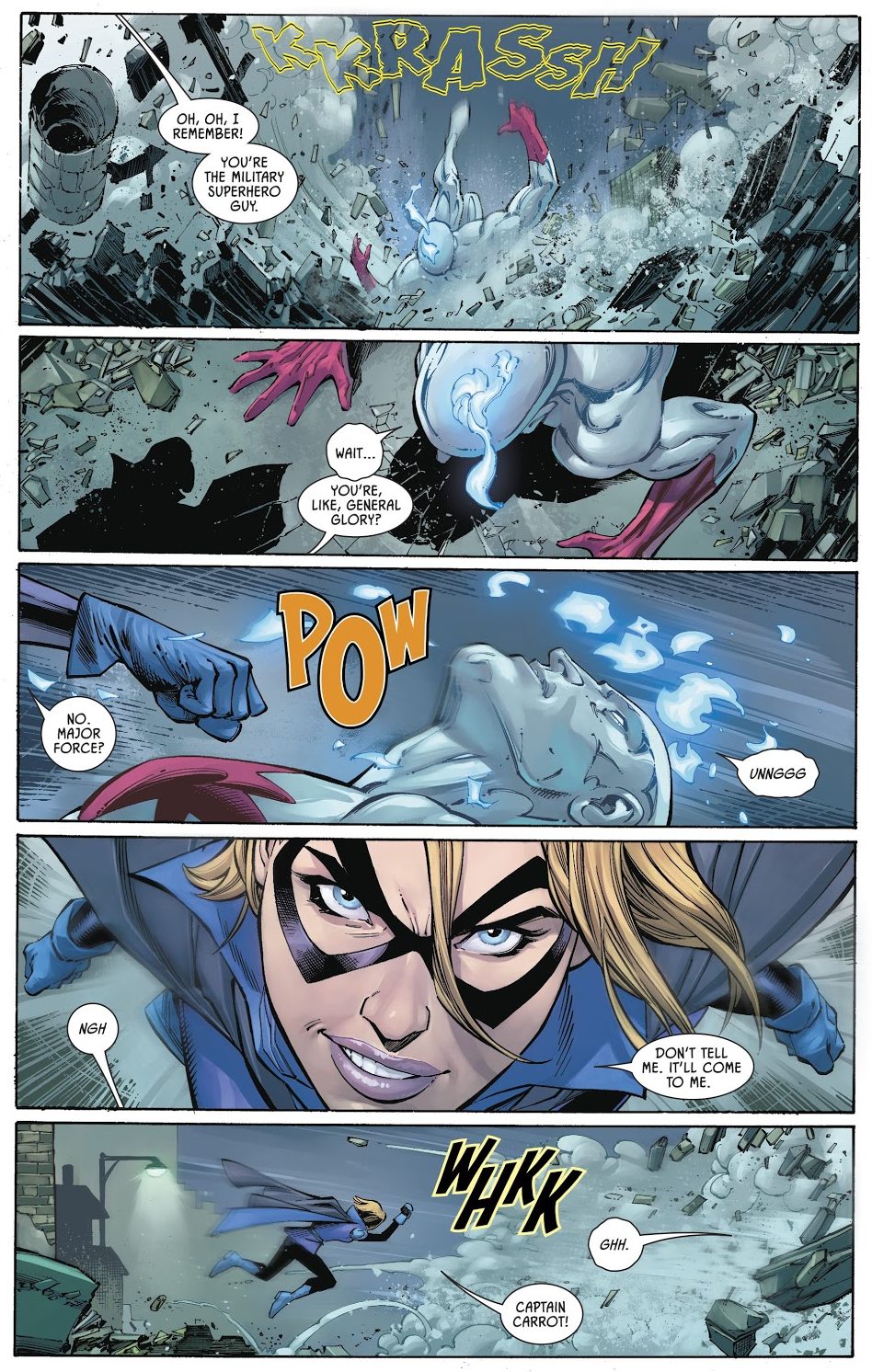 Gotham Girl VS Captain Atom 