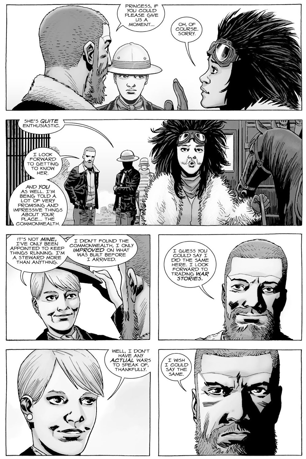 Rick Grimes Meets Governor Pamela Milton (The Walking Dead)