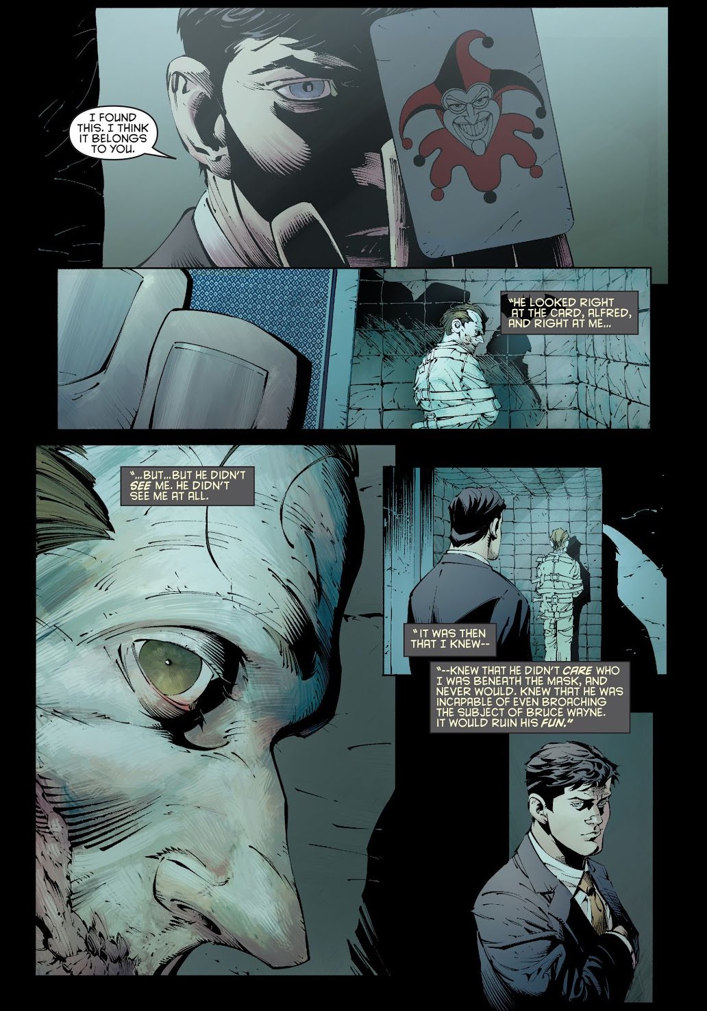 Bruce Wayne Reveals His Secret Identity To The Joker 