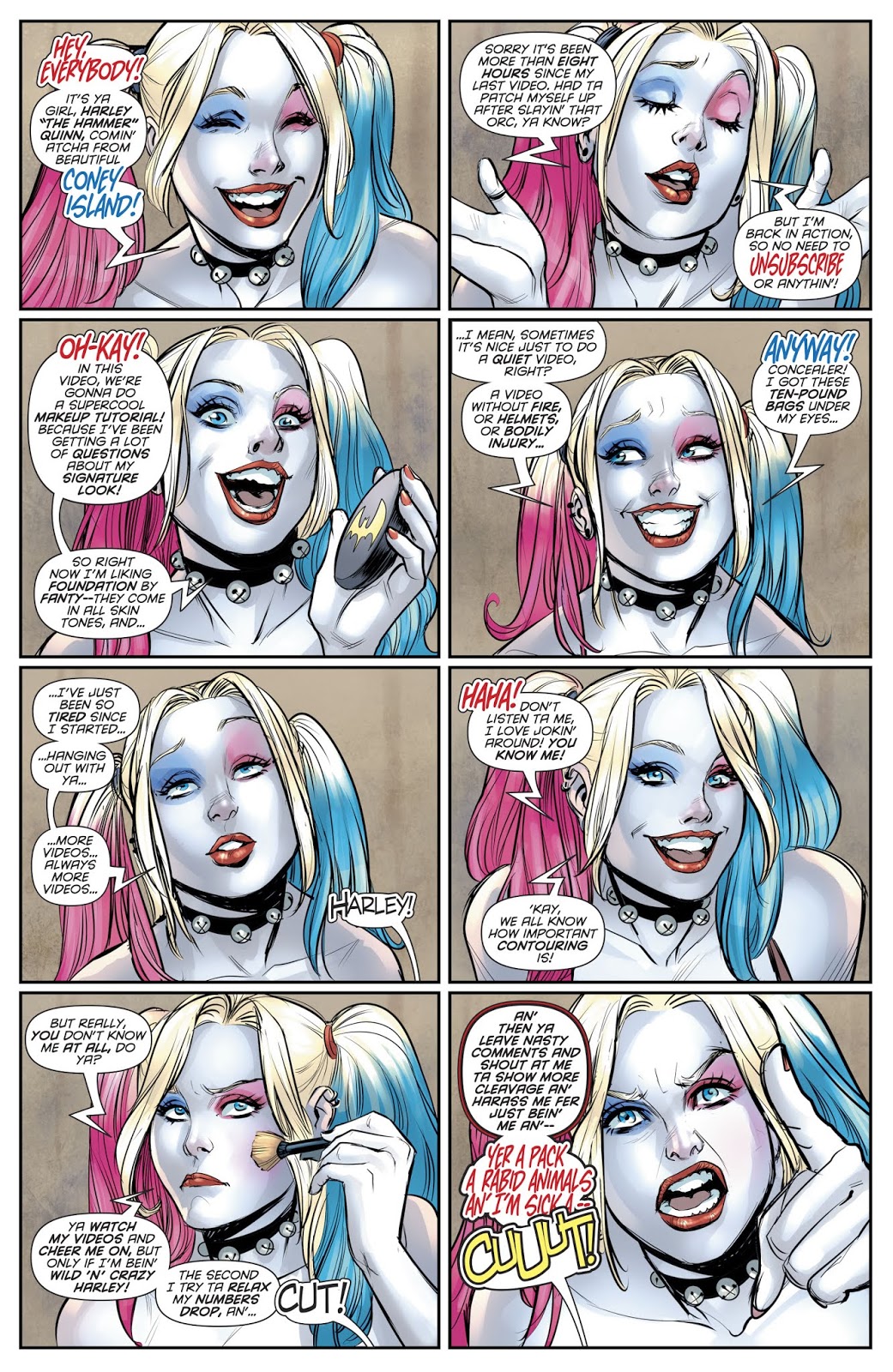 Harley Quinn As An Online Streamer 