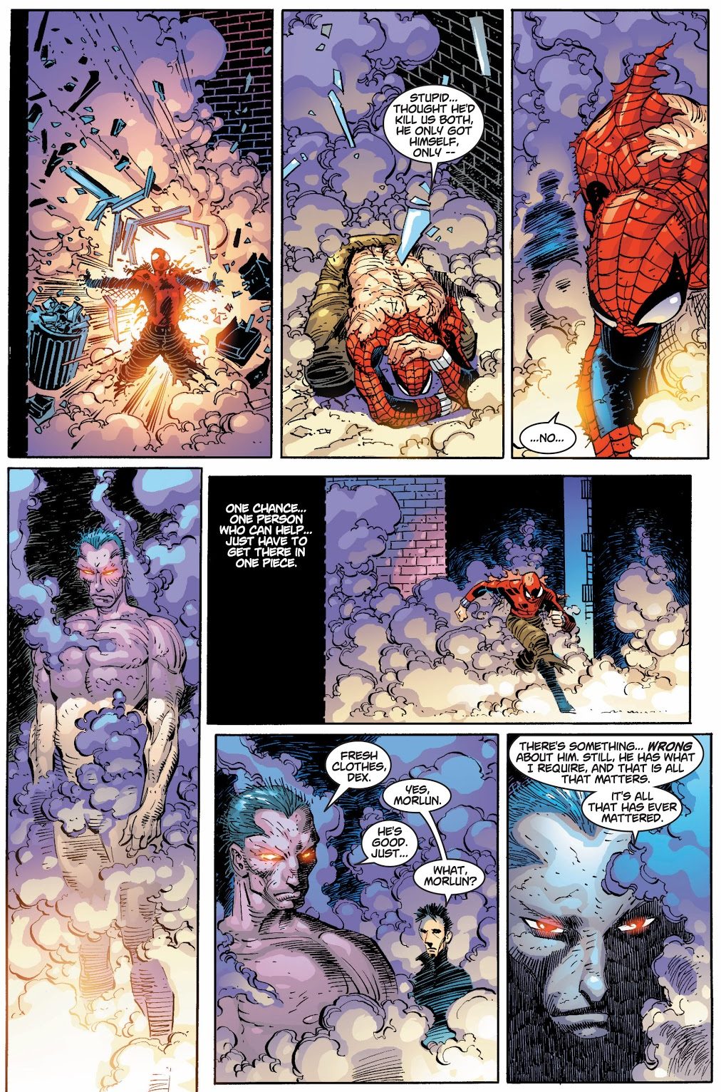 Morlun Nearly Kills Spider-Man – Comicnewbies