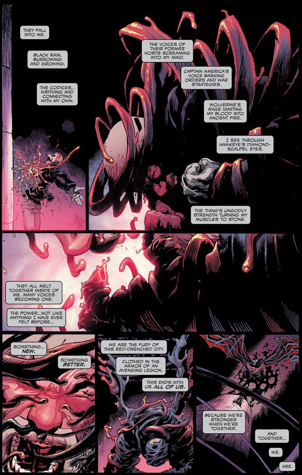 Eddie Brock Bonds With The Legion Symbiote