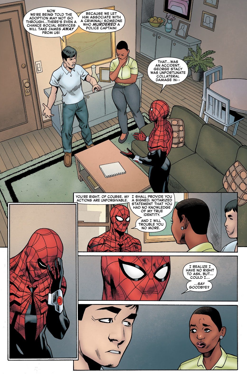 Superior Spider-Man Bonds With A Kid