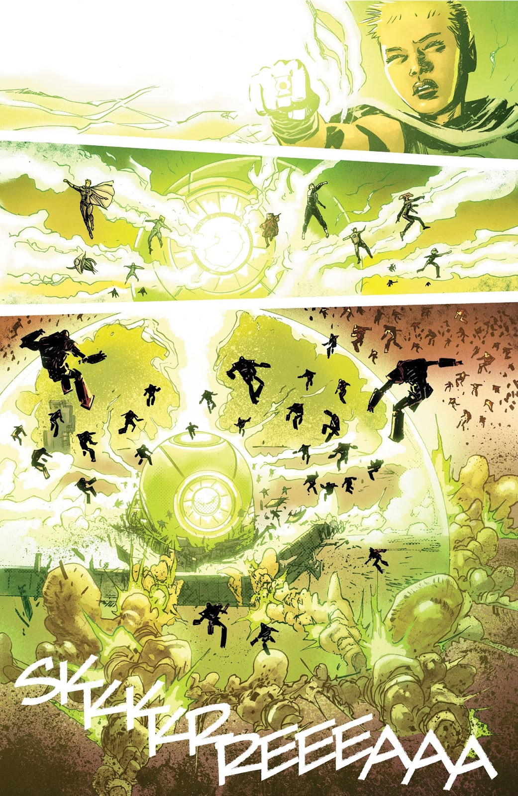 Green-Lantern-Corps-VS-Manhunters-Earth-1