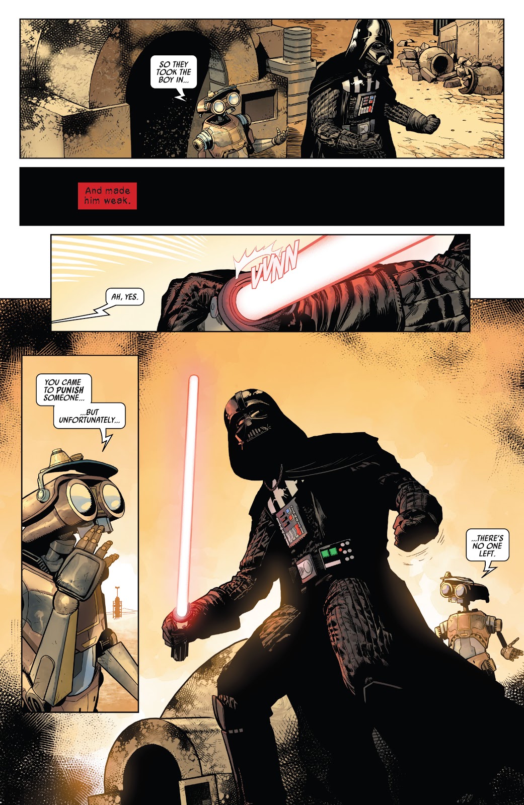 Darth Vader Returns To Tatooine