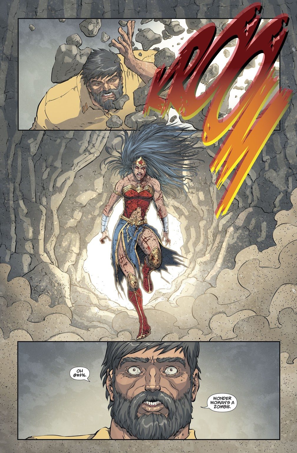 Zombie Wonder Woman Kills Vandal Savage