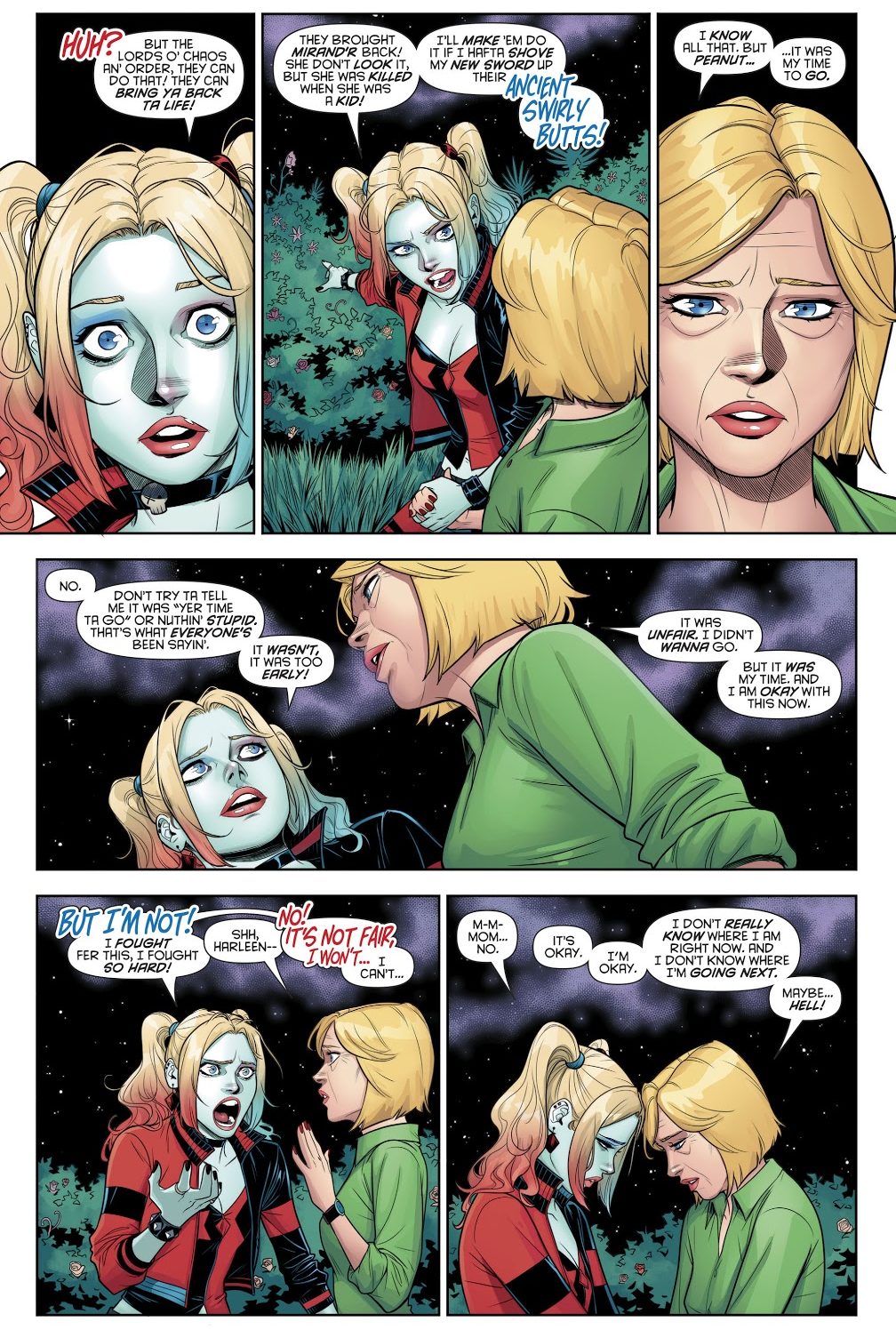 Harley Quinn Says Goodbye To Her Mother's Spirit 