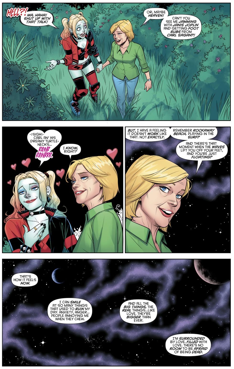Harley Quinn Says Goodbye To Her Mother's Spirit 