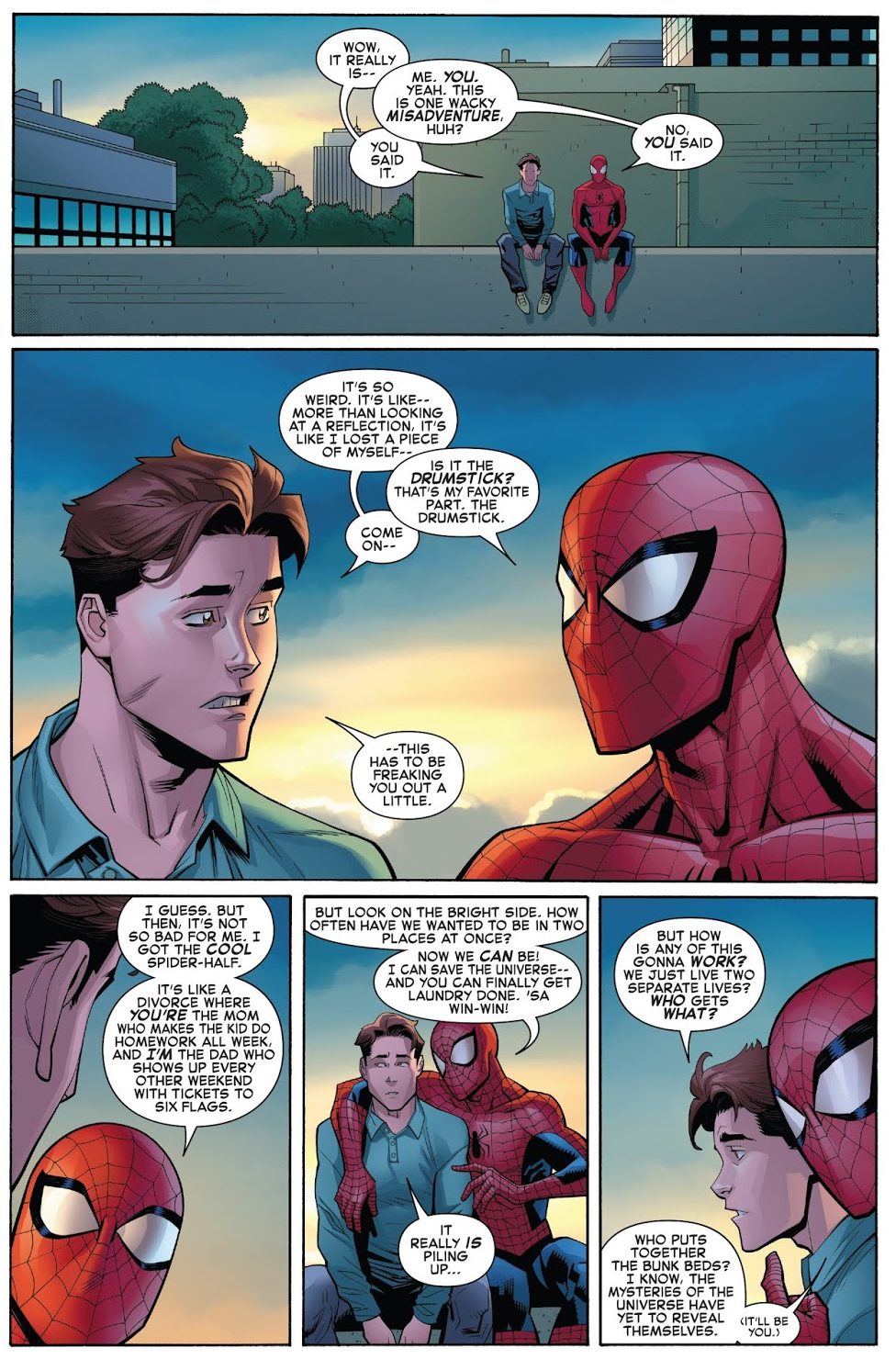 Spider-Man And Peter Parker Are Split Into Two 