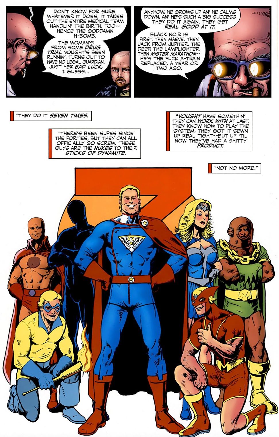 The Origin Story Of Homelander And The Seven