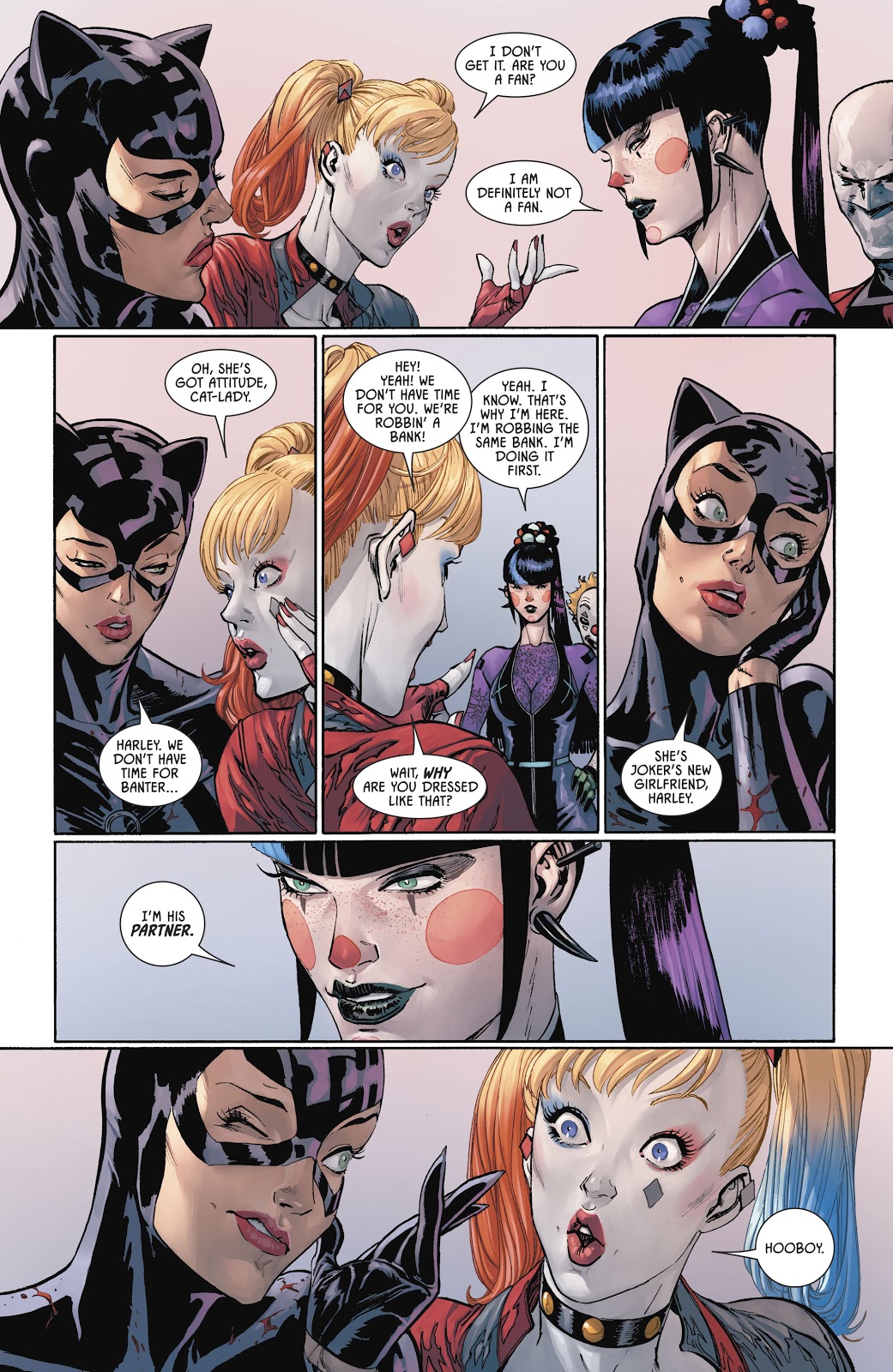 Harley Quinn's First Meeting With Punchline