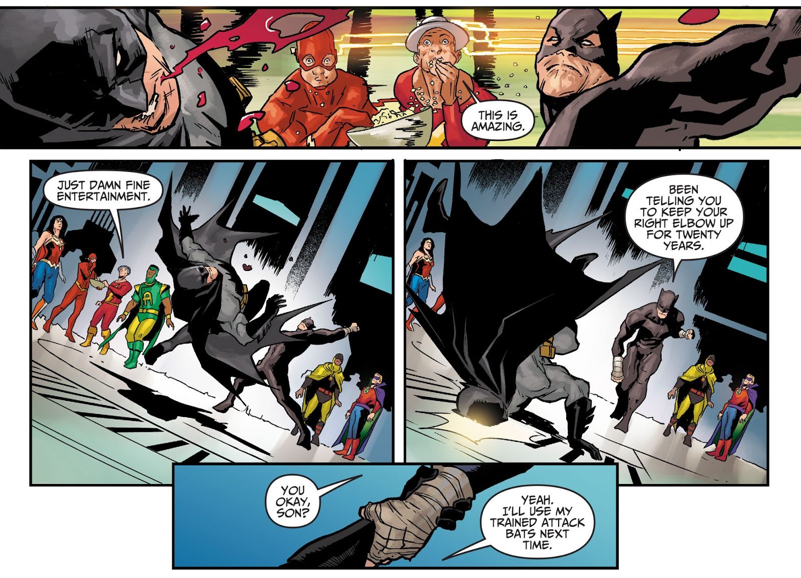 Batman VS Wildcat (Injustice Gods Among Us) 