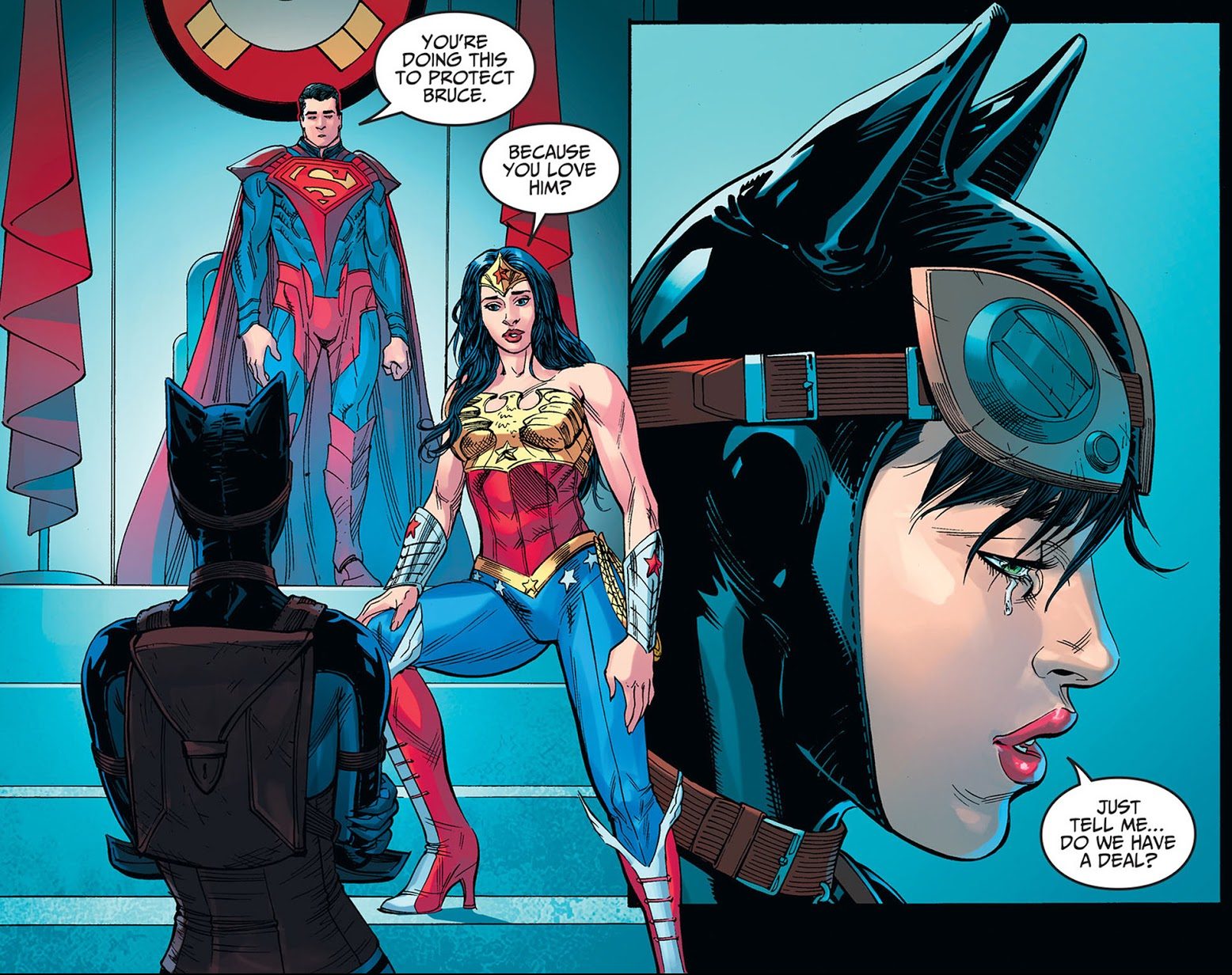Catwoman Betrays Batman (Injustice Gods Among Us) 
