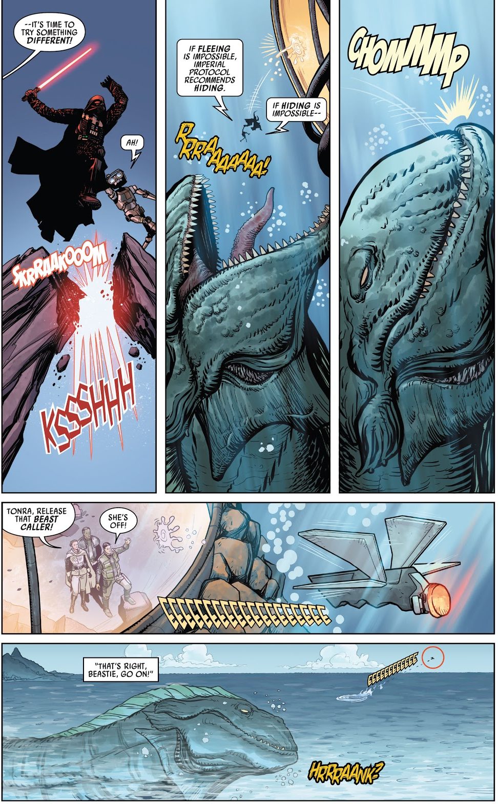 Darth Vader Kills A Sando Aqua Monster – Comicnewbies