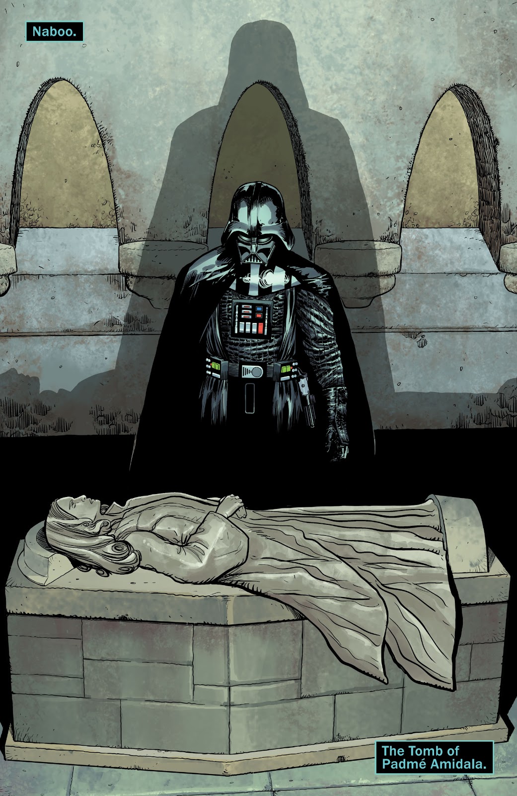 Darth Vader Visits Padme Amidala's Tomb