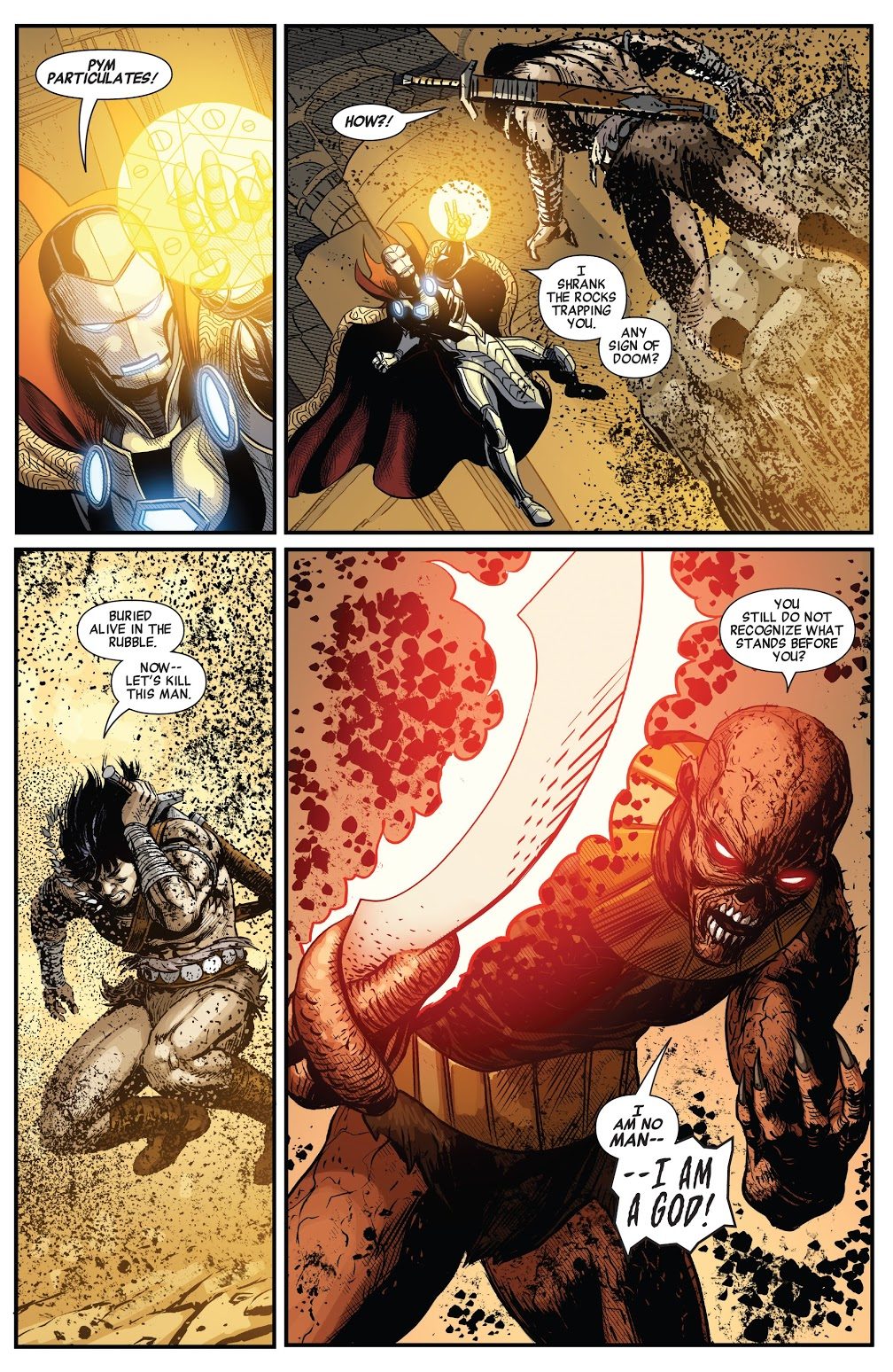 Doctor Strange, Doctor Doom and Conan VS Kulan Gath 