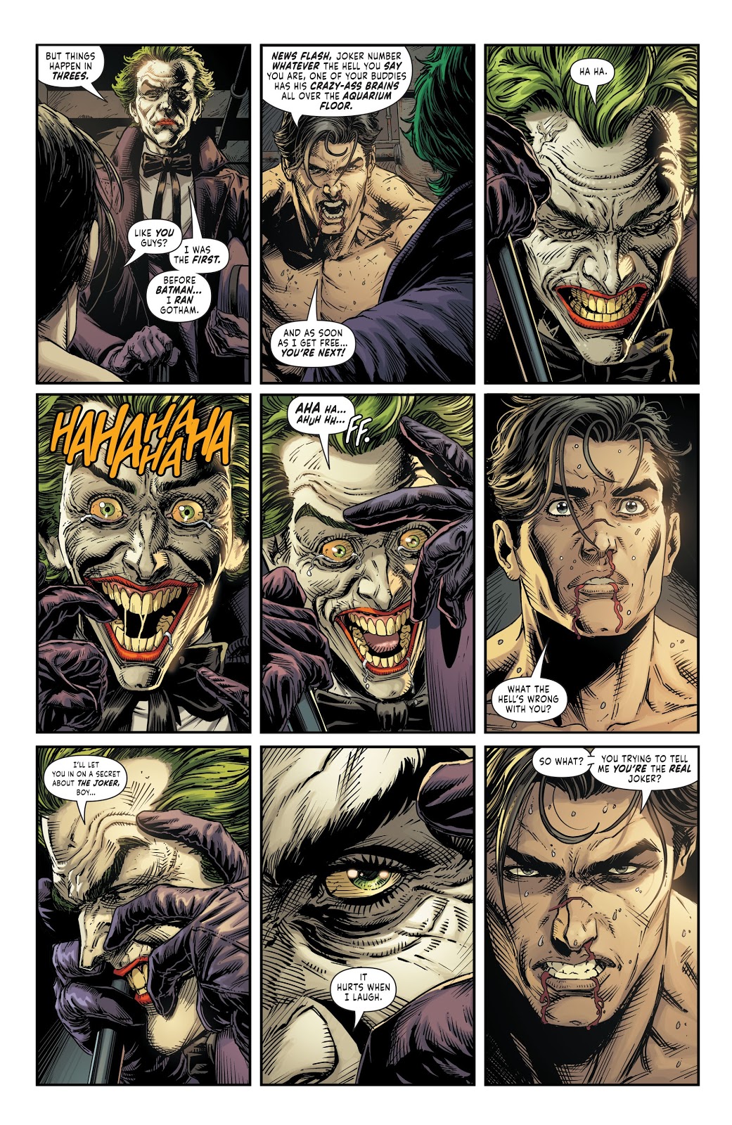 The Two Jokers Torture Red Hood 