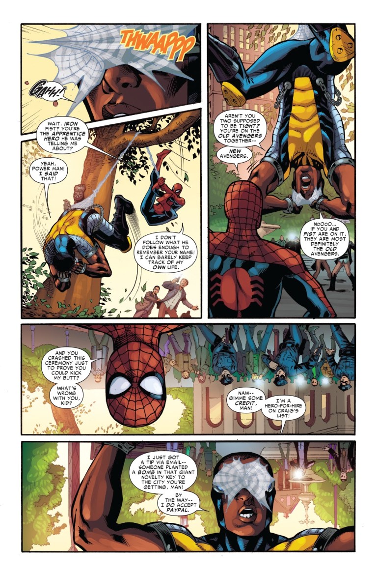 Iron Fist Can’t Defeat SpiderMan Comicnewbies