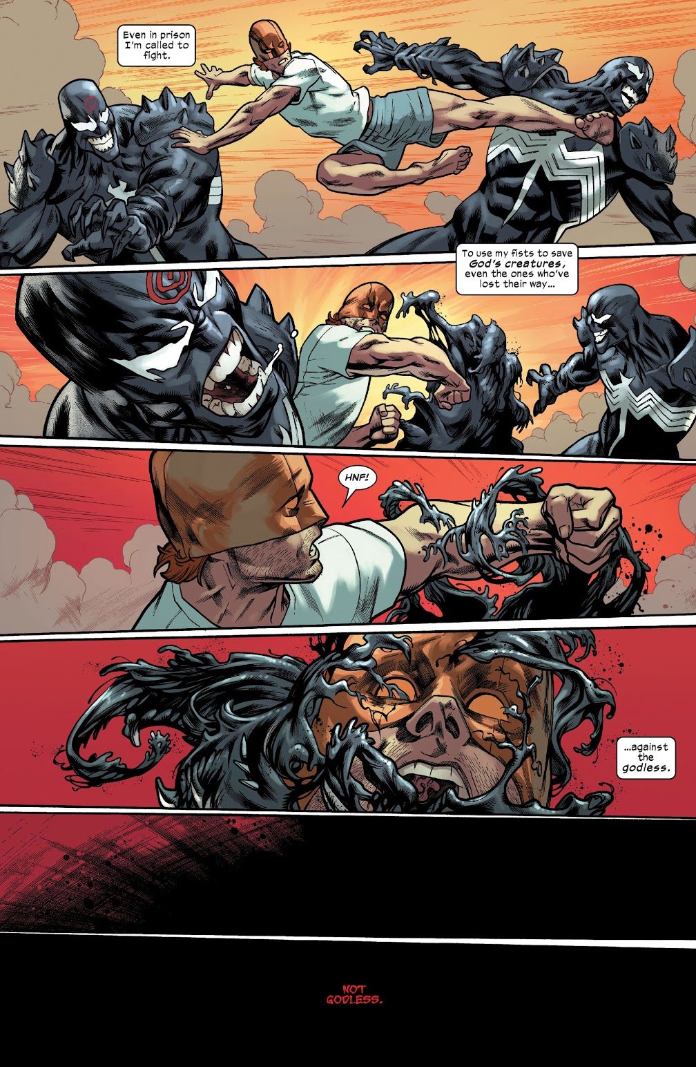 Daredevil Bonds With A Symbiote 