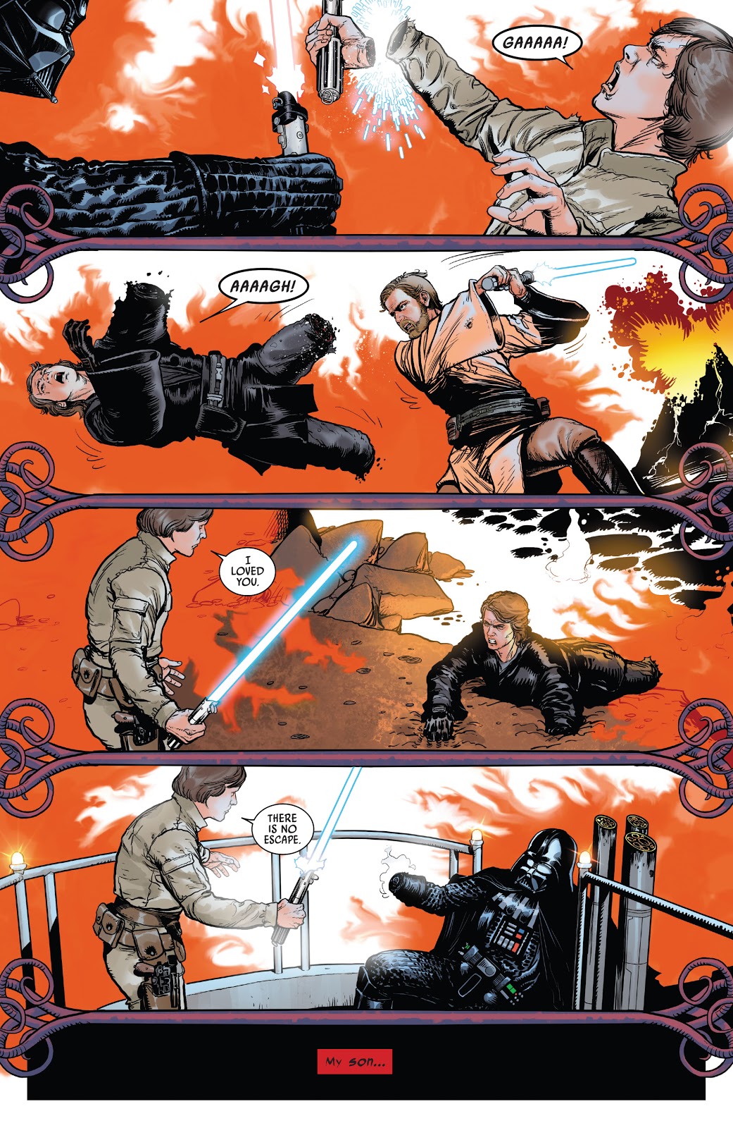 Darth Vader Has A Vision Of His Death