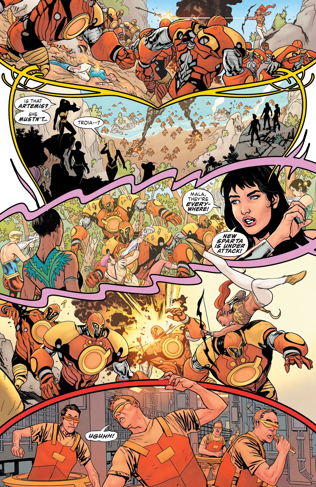 Ares Attacks Amazonia (Earth One) 