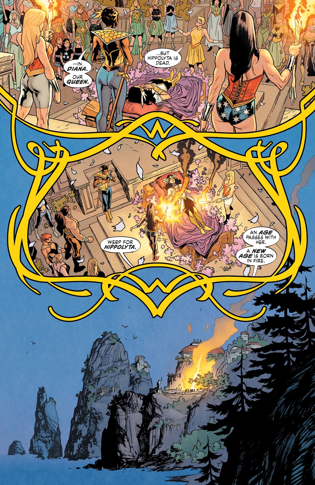 Queen Hippolyta's Funeral (Earth 1) 