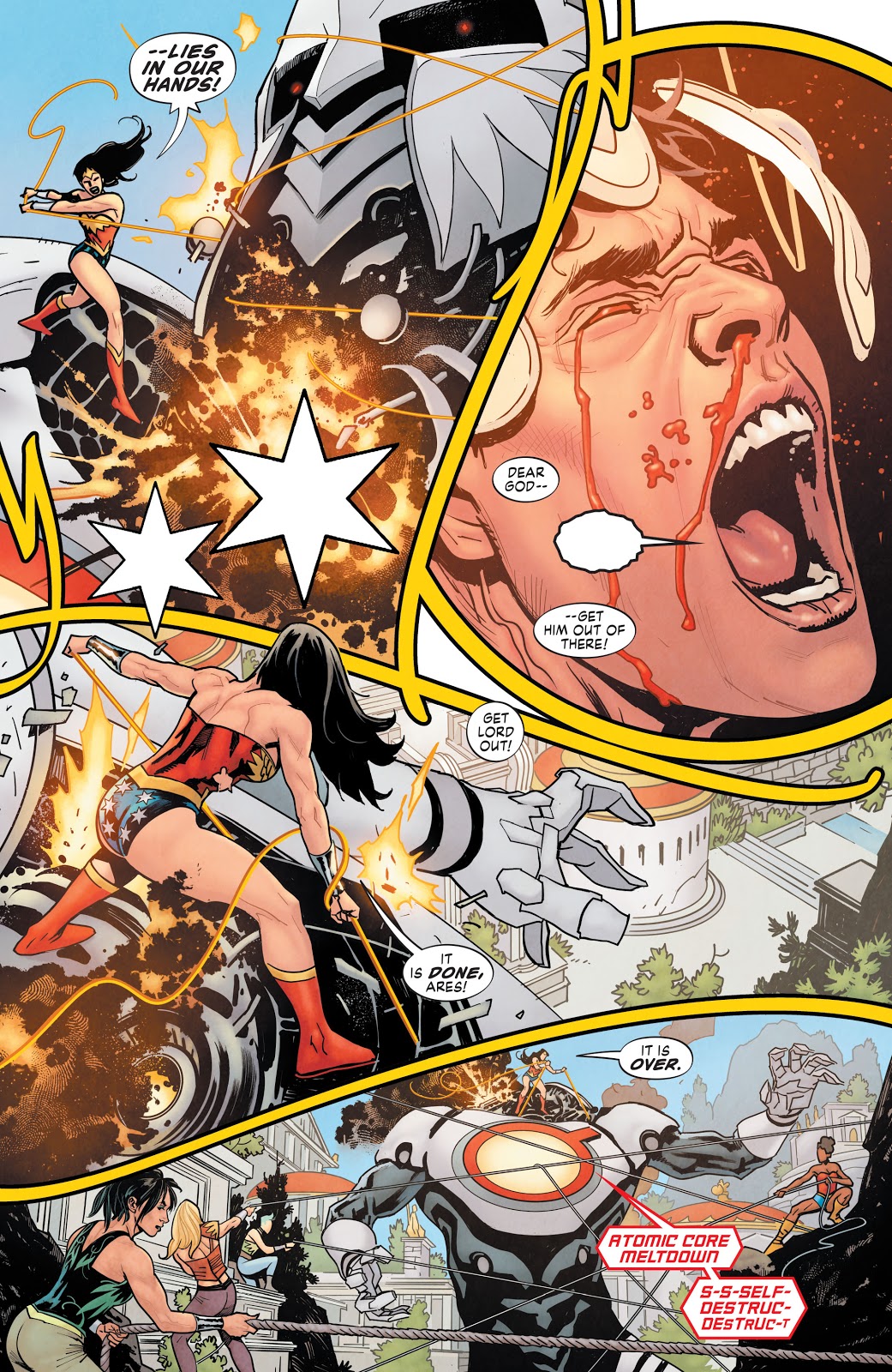 Wonder Woman VS ARES Mark 2 (Earth One)