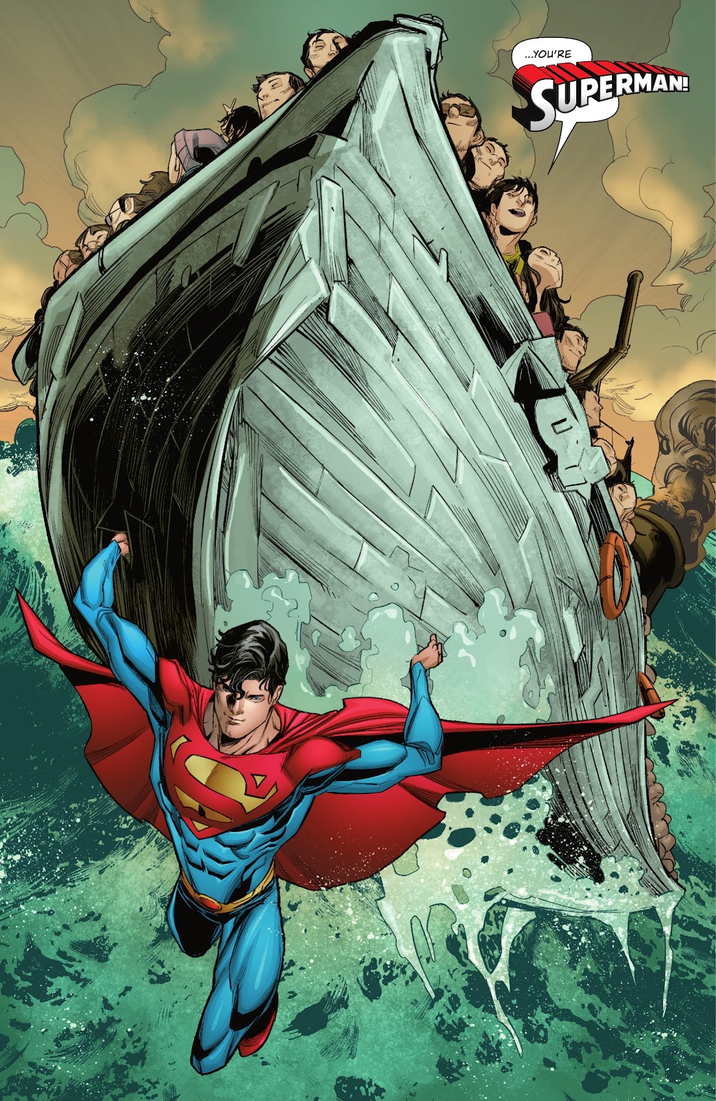 Superman (Jonathan Kent) Rescues Refugees