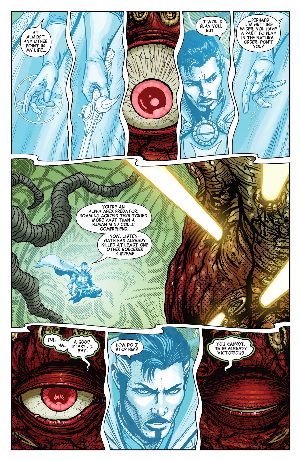 Doctor Strange Kills Shuma-Gorath 