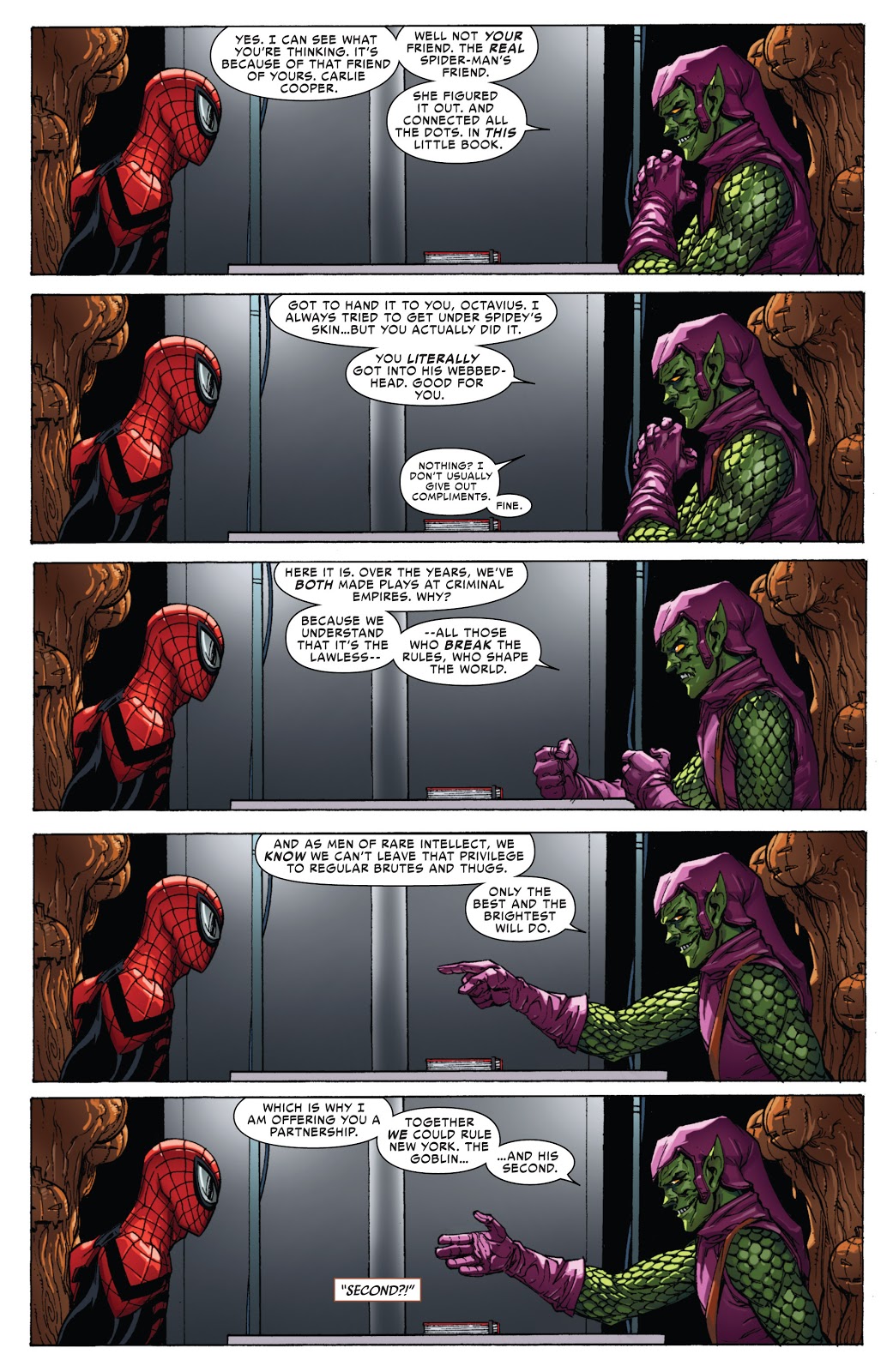 Green Goblin Knows Superior Spider-Man Is Otto Octavius
