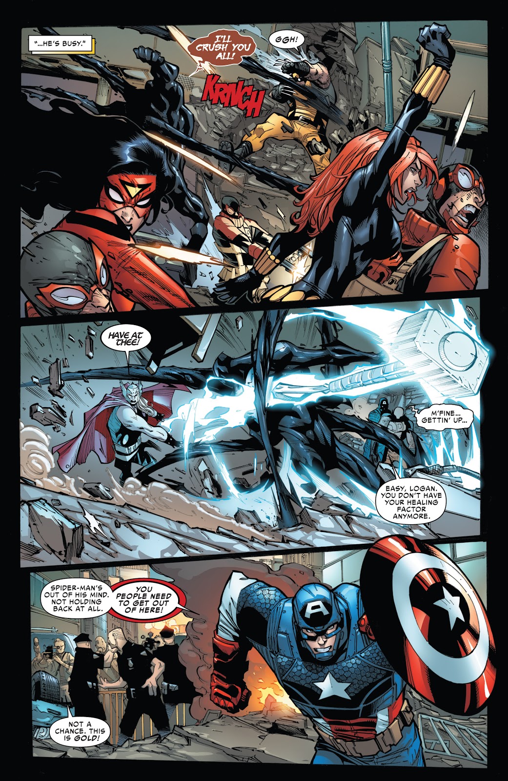 Superior Venom VS The Avengers 