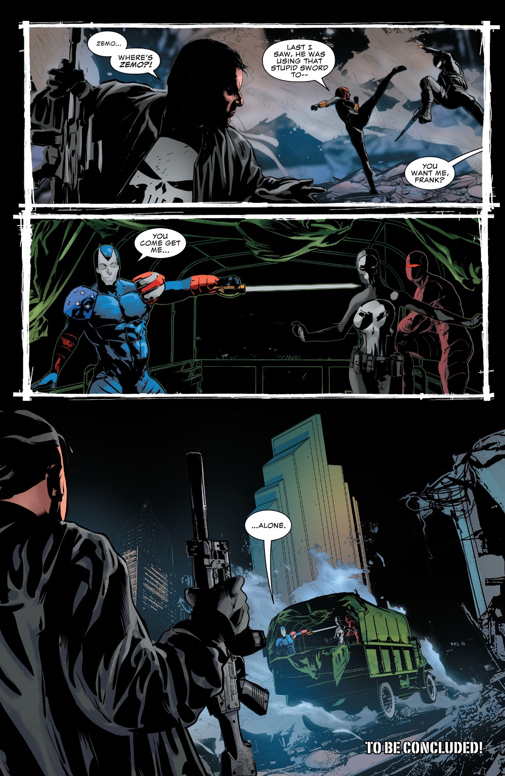 The Punisher VS The Thunderbolts