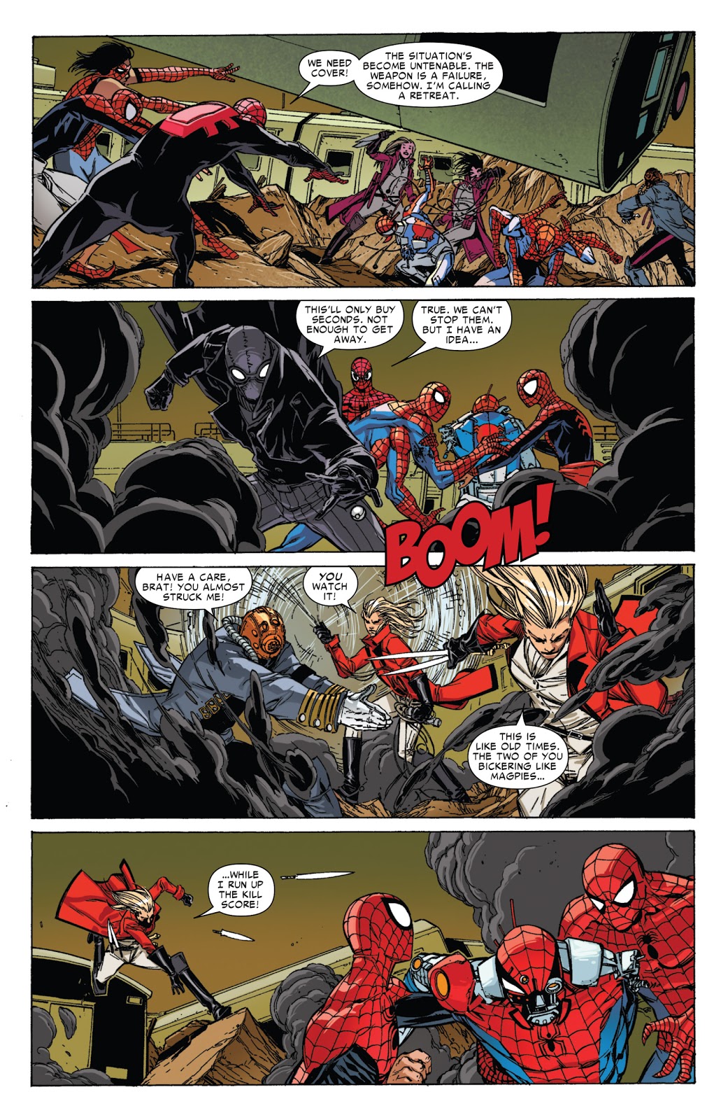 Spider-Army VS Karn, Brix And Bora