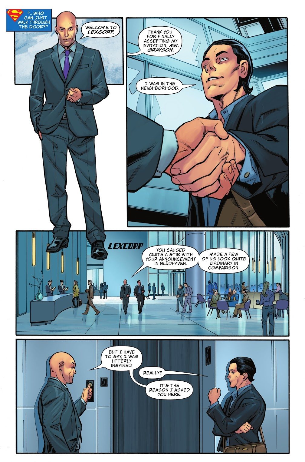 Dick Grayson Infiltrates Lexcorp 
