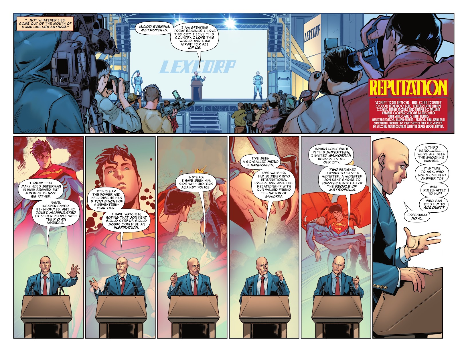 Lois Lane Embarrasses Lex Luthor 
