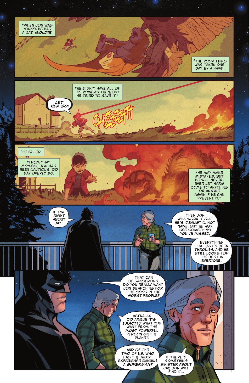Superman's Dad Gives Advice To Batman