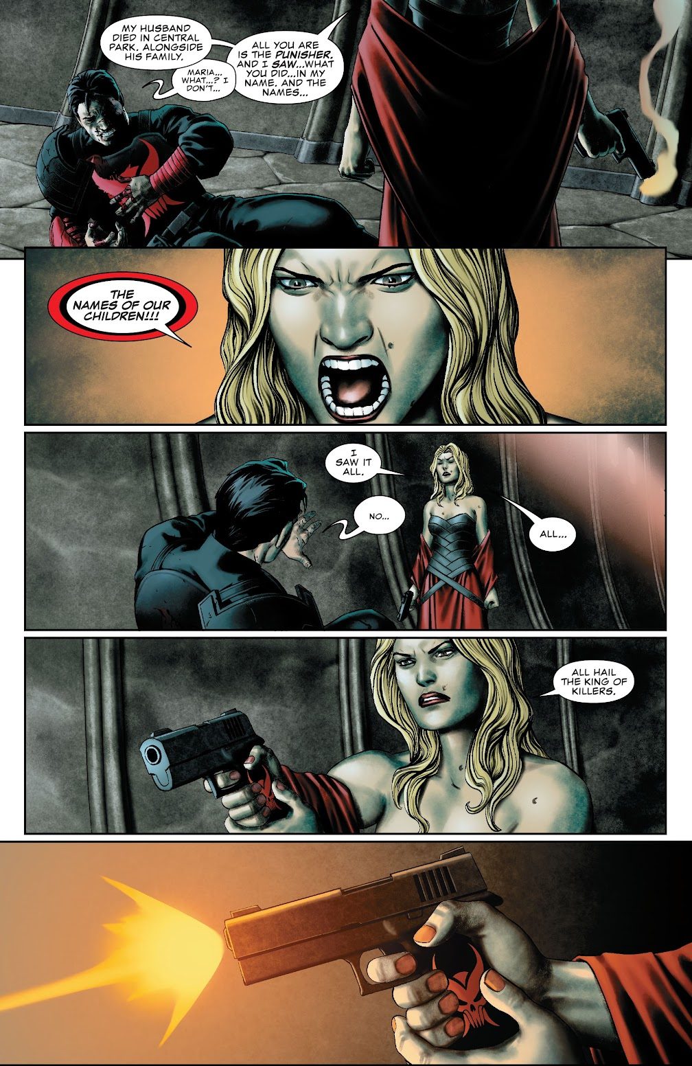 The Punisher's Wife Shoots Him
