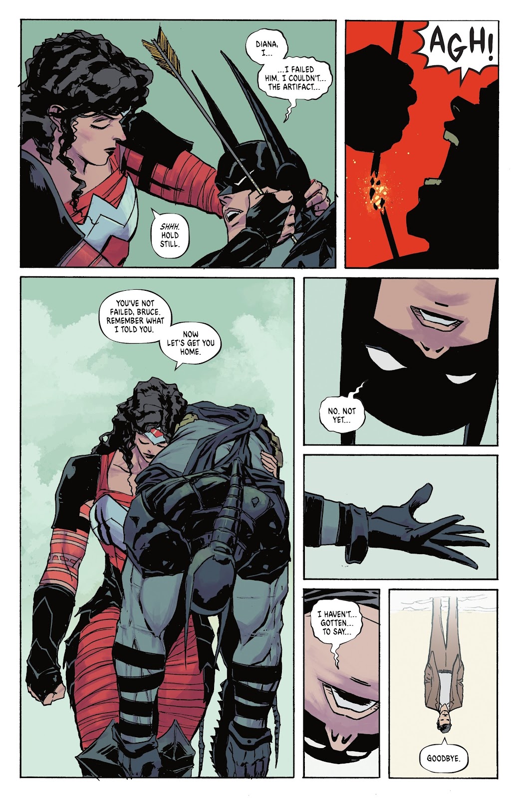 Wonder Woman tells Batman they won by defeating Akrolis